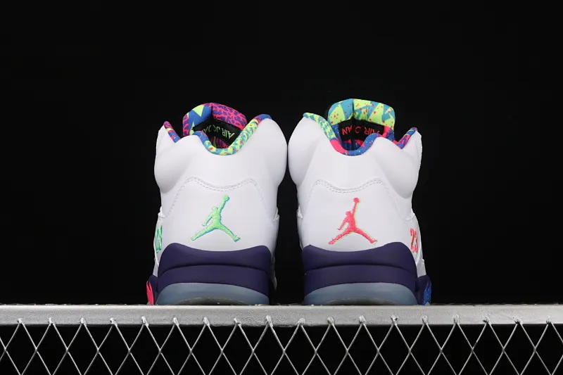 All categories Air Jordan Jordan series basketball shoes Air Jordan 5 Air Jordan 5 White Bel-Air AJ5 Joe 5 Fresh Prince 2020 version College Purple DB3335-100